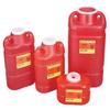 BD Medical Systems 305557 Multi-Use Sharps Collector, One-Piece, 1.4 Quart Capacity, Red (Pack of 36) view 1
