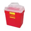 BD Medical Systems 305457 Multi-Use Nestable Sharps Collector, Solid Cap Closure, 6 gal Capacity, 17.5" x 12.5" x 8.5" Size (Pack of 12) view 1