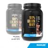 Maxler 100% Golden Whey Protein - 22g of Protein per Serving - Whey Protein Powder for Pre Post Workout - Fast-Absorbing Whey Concentrate, Isolate & Hydrolysate Blend - Milk Chocolate Protein 2 lb view 2