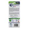 Brilliant Oral Care Babys First Toothbrush, Smooth Silicone Bristles Gently Clean Tender Teeth and Gums, for Ages 4+ Months, Green + Clear, 2 Pack view 2