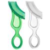Brilliant Oral Care Babys First Toothbrush, Smooth Silicone Bristles Gently Clean Tender Teeth and Gums, for Ages 4+ Months, Green + Clear, 2 Pack view 3
