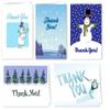 Stonehouse Collection Assorted Holiday Note Card Pack - Blank Winter Snowman Note Cards & Envelopes - Holiday Note Cards - USA Made view 1