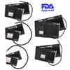 LINE2design Blood Pressure Aneroid Kit System - EMS Emergency Portable Travel Size First Aid Large Adult-Child Manual BP Universal Cuffs Kit-5 with 5 Different Sized Durable Cuffs Trauma Kits view 3