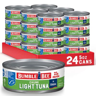 Bumble Bee Chunk Light Tuna in Water, 5 oz (Pack of 24)