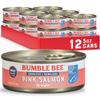 Bumble Bee Skinless & Boneless Canned Pink Salmon in Water, 5 oz Cans (Pack of 12) - Premium Wild Caught Salmon for Sandwiches & Recipes - 20g Protein per Serving - Gluten Free, Kosher, MSC Certified view 1