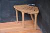 19" Grade-A Teak Corner Seat Shower Bench/Stool with Basket #WHAXCS view 2