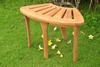 19" Grade-A Teak Corner Seat Shower Bench/Stool with Basket #WHAXCS view 4