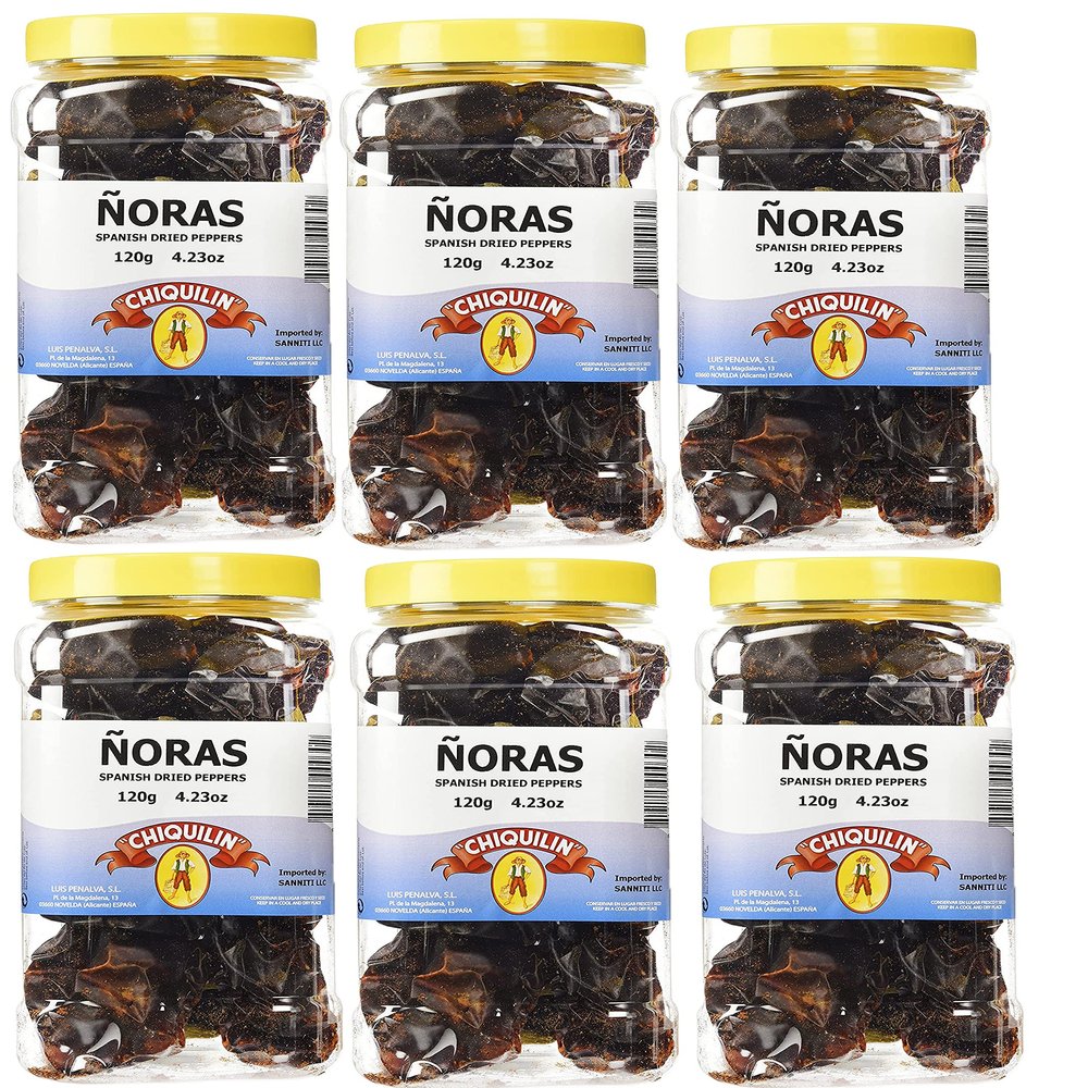 Noras Spanish Dried Peppers 4.3 oz (120g) Pack of 6