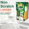 Peachy Clean Silicone Cooktop Sponge Scrubbers, Fresh Peach Scent, Non-Scratch, Odor-Resistant, Durable Household Cleaning Sponges for Dishes, Sinks, & Counter Tops Sponge, 3Pk view 2
