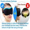 3D Eye Mask Ultra Light Ultimate Darkness Sleeping Mask & Ear Plugs (Black) view 2