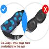 3D Eye Mask Ultra Light Ultimate Darkness Sleeping Mask & Ear Plugs (Black) view 3