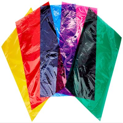Creativity Inspired A4 Clear Wrap/Cellophane Sheets, 48 Sheets, 6 Colours, Children Art Activities & Scrapbooking, Ideal for Hobbyists and Professional Crafters, Adults & Kids