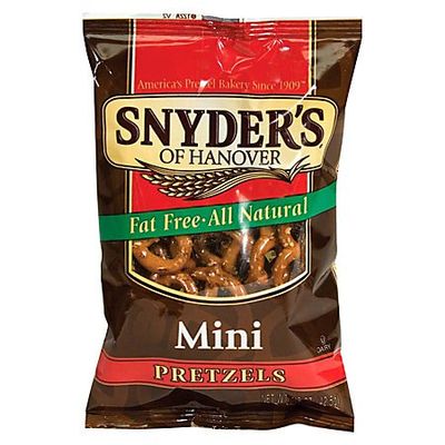Snyder's of Hanover, Mini Pretzels, 3.5 Oz. Bag (24 Count)