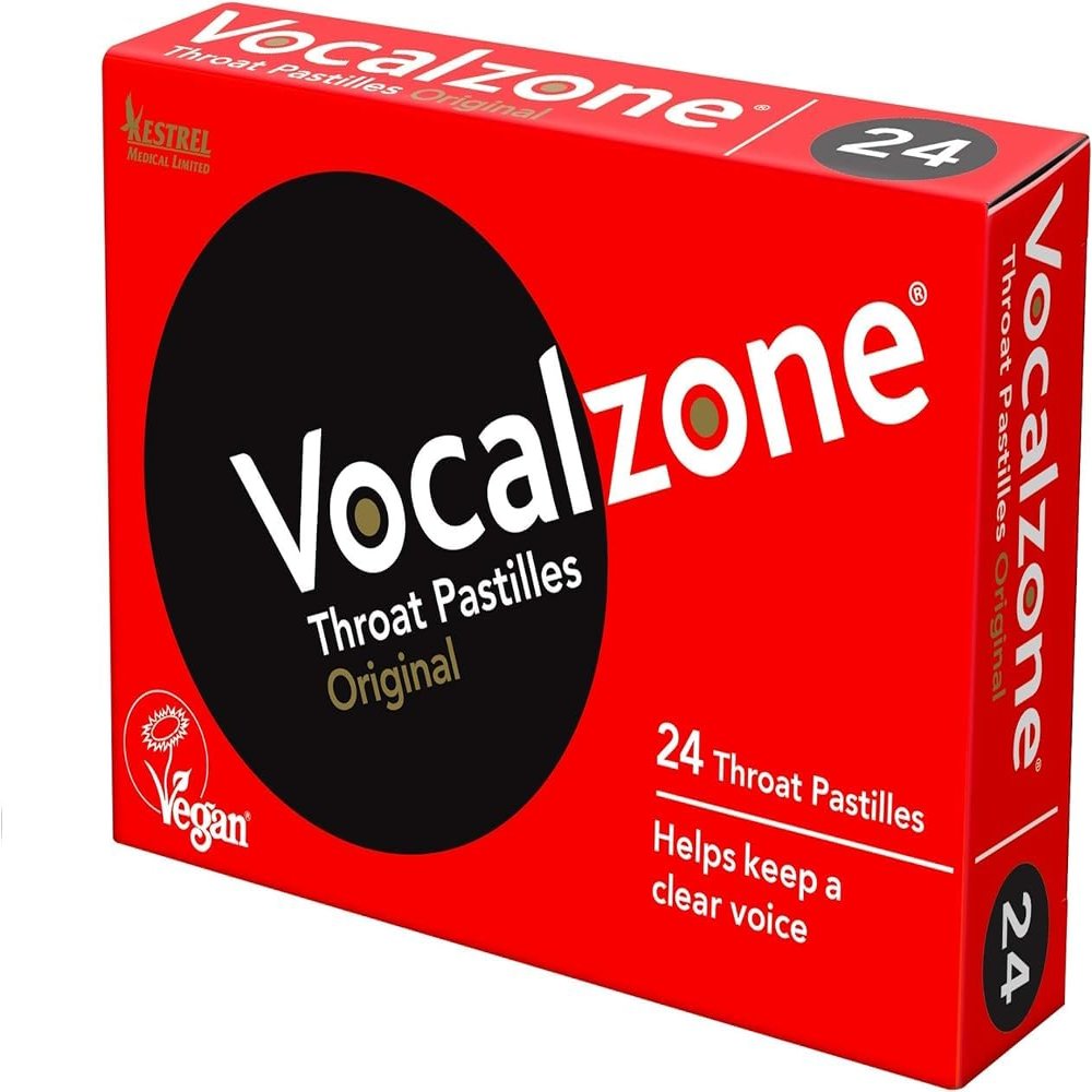 12 x Vocalzone Throat Pastilles 24 Throat Pastilles