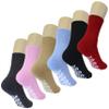 Diabetic Non Skid Slipper Socks/w Grippers for Ladies - 6 Pairs view 1