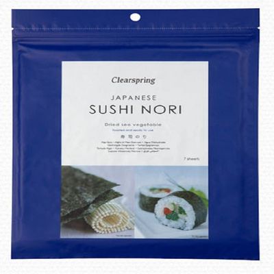 Clearspring Nori - Sushi Toasted - 7 Sheets 17g (Pack of 3)