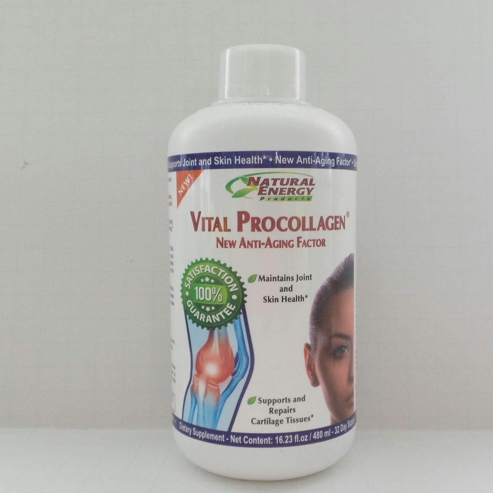 16 Oz Vital Procollagen Liquid Anti-aging Factor Pro Colageno Pia Colada Flavor
