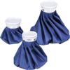 Ice Bags for Injuries Reusable: Ohuhu 3 Packs Ice Cold Packs Ice Bag Hot Water Hot & Cold Therapy Pain Relief for Knee Leg Injury No-Leak Breathable Waterproof Ice Bags 3 Sizes 6"/9"/11", Blue view 1