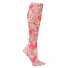 Celeste Stein Therapeutic Graduated Women Compression Socks, Floral Hearts, Diabetic Socks For Womens & Nurses Travel, For Swelling & Improve Circulation In Legs, For 8-15 mmHg Regular Calf view 1