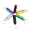3 Size Waterproof Aluminum Pill Box Case Capsule Bottle Cache Drug Holder Keychain Container Colorful 6pcs, /L view 3