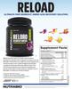 NutraBio Reload - Powerful Muscular Recovery Formula - Post-Workout Supplement Powder - 3G Creatine - 8G BCAAs - 5G Glutamine - 30 Servings - Orange Mango view 4