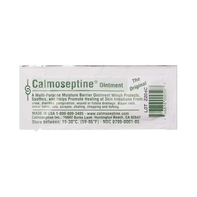 Calmosepti 79151400 Skin Protectant Calmoseptine 0.125 Oz. Individual Packet 00799000105 Box Of 144 by Calmoseptine