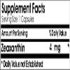 Zeaxanthin 4mg ~ 100 Capsules - No Additives ~ Naturetition Supplements view 2