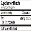 Zinc Picolinate 50mg ~ 200 Capsules - No Additives ~ Naturetition Supplements view 2