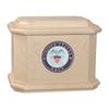 Wood Cremation Urn - Maple Diplomat Military (Air Force) view 1