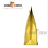 16oz Foil Block Bottom Pouch100 Ct (Matte Gold) view 2