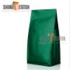16oz Foil Block Bottom Pouch100 Ct (Matte Green) view 1
