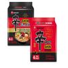 [Shin Ramyun Combo 8packs] Shin Ramyun BLACK (4 packs)+Shin Ramyun Hot Spicy Noodle (4 packs)-(Made in USA) view 1