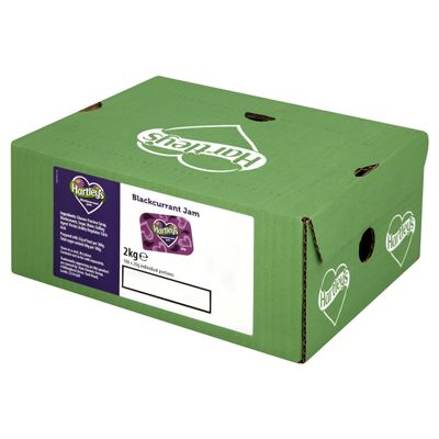 Hartleys Blackcurrant Jam Portions - Pack Size = 1x100x20g