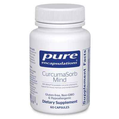 Pure Encapsulations CurcumaSorb Mind | Supplement to Support Memory, Sharpness, and Cognitive Function* | 60 Capsules