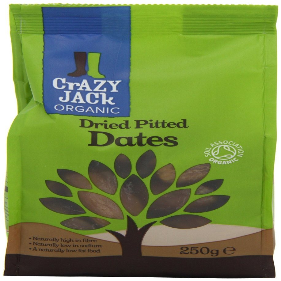 Crazy Jack Soft Ready to Eat Organic Dates - 250g