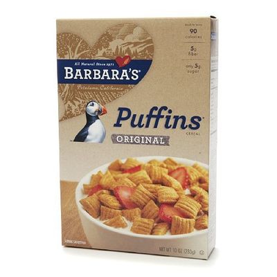 Barbara's Bakery Puffins, Original 10 oz (Pack of 4)
