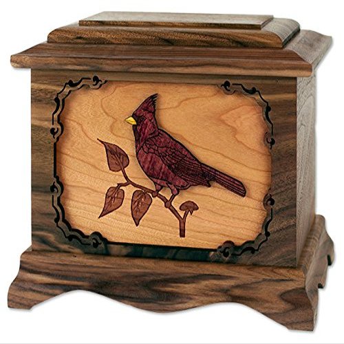 Wood Cremation Urn - Walnut Cardinal Ambassador