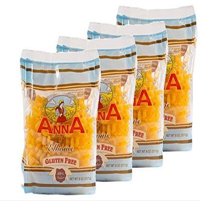 Anna Gluten Free Elbows Pasta, Pack of 4