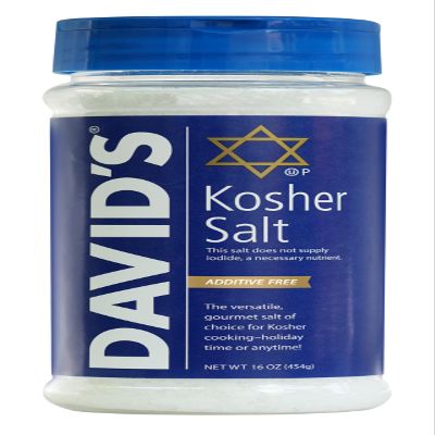 David's Kosher Salt 16 oz each (1 Item Per Order)