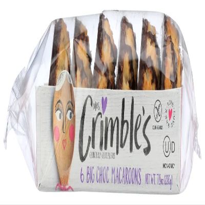 Mrs. Crimble's Chocolate Macaroons 7.8 oz each (2 Items Per Order)