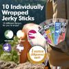 Jerky-n-Spice Wild Game Exotic Meat Sticks (10-Pack) | Ultimate Beef Jerky | Savory Snacks Variety Pack for Adults | Perfect Gifts for Anniversary, Camping, Hunting & Birthday Events view 3