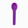 100-Count Heavy Duty Plastic Ice Cream Spoons Purple Color | Dishwasher Safe & Reusable for Ice Cream, Yogurt | Frozen Dessert Supplies view 1