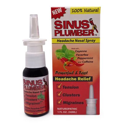 Sinus Plumber Headache Nasal Spray  Headache Formula