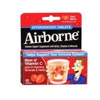 Airborne Airborne Effervescent Health Formula Very Berry, Very Berry 10 tabs by Airborne