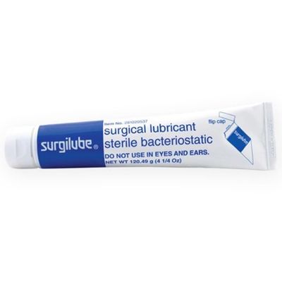 Surgilube Lubricating Jelly Sterile - 4.25 oz Flip Top Tube - Pack of 4 Tubes by Surgilube
