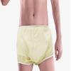 LeakMaster Adult Pull-On Vinyl Plastic Pants - Soft, Quiet and Form Fitting Incontinence Waterproof Diaper Covers for Adults - Yellow, X-Large Fits 42-48 Inch Waist view 2