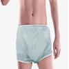 LeakMaster Adult Pull-On Vinyl Plastic Pants - Soft, Quiet and Form Fitting Incontinence Waterproof Diaper Covers for Adults - Blue, Large Fits 36-42 Inch Waist view 2