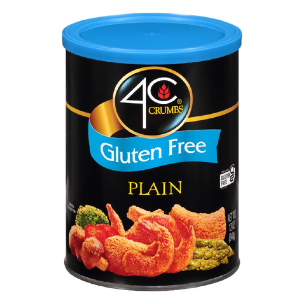 4C Premium Gluten Free Bread Crumbs, Plain, 12 Ounce (Pack of 1)