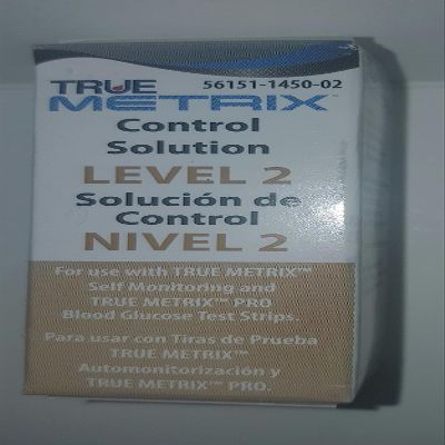 True METRIX Blood Glucose Control Solution Level 2 1 X 3 mL R5H01-2