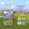 Green Valley Organics Peas | Certified Organic | Non-GMO Project Verified | Deliciously Succulent | 15 ounce can (Pack of 12) view 3